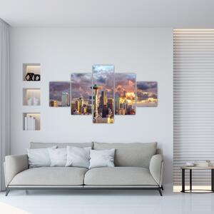 Panoráma mesta - obrazy (Obraz 125x70cm)
