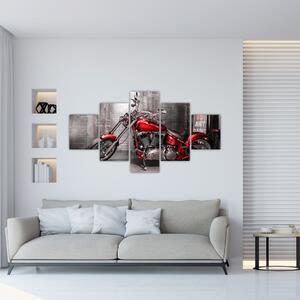 Obraz červené motorky (Obraz 125x70cm)