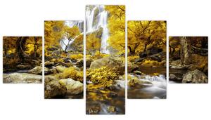 Obraz jesennej krajiny na stenu (Obraz 125x70cm)