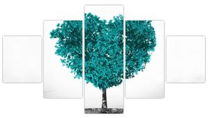 Obraz farebného stromu (Obraz 125x70cm)