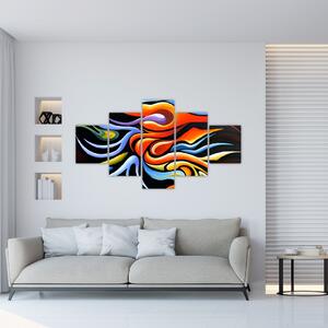 Abstraktné umenie - obraz (Obraz 125x70cm)