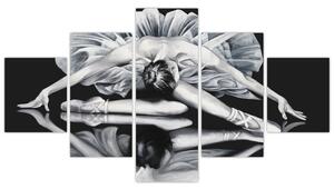 Obraz baleríny (Obraz 125x70cm)