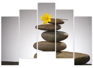 Relaxačné obraz - kamene (Obraz 125x90cm)