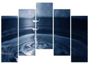 Obraz kvapky vody (Obraz 125x90cm)