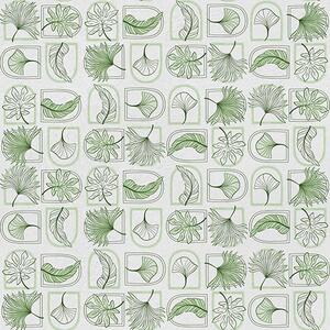 Tapety Zelený botanický patchwork, Tapety kvety, a00287 : Uwalls.sk