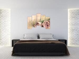 Obraz na stenu - ruže (Obraz 125x90cm)