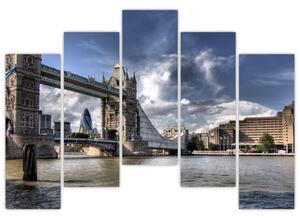 Moderný obraz mesta - Londýn (Obraz 125x90cm)