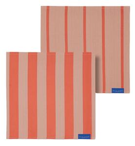 Textilné obrúsky v súprave 2 ks Stripes – Mette Ditmer Denmark