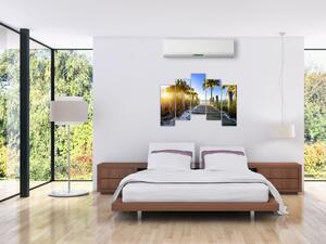 Moderný obraz do bytu - tropický raj (Obraz 125x90cm)