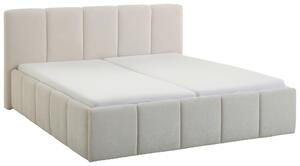 ČALÚNENÁ POSTEĽ, 180/200 cm, béžová Xora - Online Only spálne, Online Only