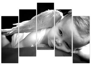 Dieťa - anjel - obrazy na stenu (Obraz 125x90cm)