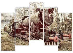 Obraz lokomotívy (Obraz 125x90cm)