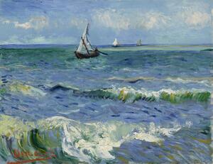 Obrazová reprodukcia The Sea at Les Saintes-Maries-de-la-Mer, Vincent van Gogh