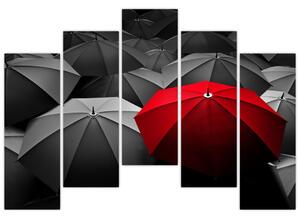 Obraz dáždnikov (Obraz 125x90cm)