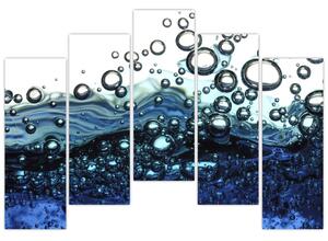 Obraz vodných bublín (Obraz 125x90cm)