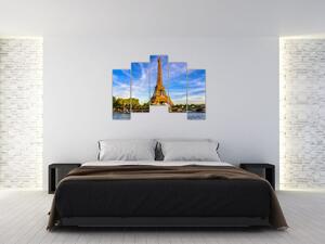 Obraz: Eiffelova veža, Paríž (Obraz 125x90cm)