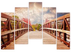 Cesta cez most - obraz (Obraz 125x90cm)