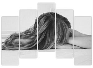Obraz ležiace ženy (Obraz 125x90cm)