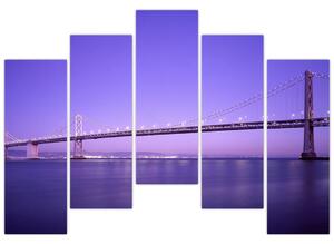 Obraz dlhého mosta (Obraz 125x90cm)
