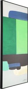 Abstract Shapes obraz zelený 73x143 cm