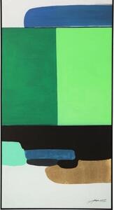 Abstract Shapes obraz zelený 73x143 cm