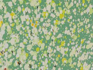 Flower Boat obraz zeleno-žltý 80x100 cm