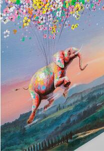 Elephant At Night obraz viacfarebný 120x160 cm