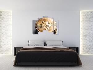 Obraz - Bitcoin (Obraz 125x90cm)