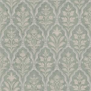 Tapety Striebristý šalviový damask, Tapety kvety, a00741 : Uwalls.sk