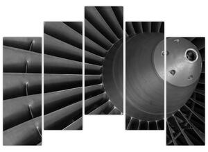 Detail turbíny - obraz (Obraz 125x90cm)