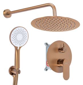 Podomietková sprchová súprava Rea Drop Brush Copper + BOX