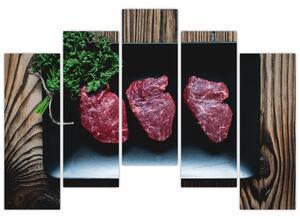 Obraz - steaky (Obraz 125x90cm)