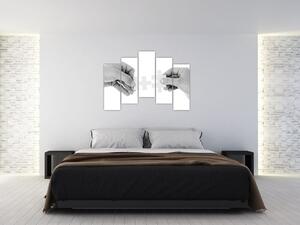 Čiernobiely obraz - puzzle (Obraz 125x90cm)