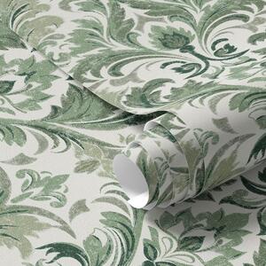 Tapety Damask v lesnej zeleni, Tapety orientálny štýl, a00692 : Uwalls.sk