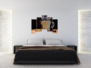 Obraz do kuchyne - šálku s kávou (Obraz 125x90cm)