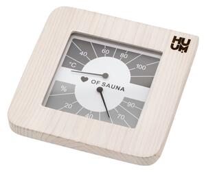 HUUM teplomer s vlhkomerom do sauny TASA white