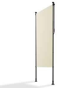 Zvislá markíza na balkón 100x228-316 cm, UV ochrana, béžová