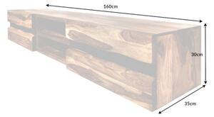 TV-skrinka 43707 Amazonas 160cm Drevo Palisander-Komfort-nábytok