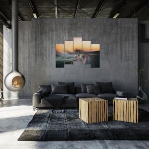 Abstraktný obraz do bytu (Obraz 125x90cm)