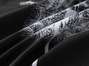 XPOSE® Francúzske bavlnené Renforcé obliečky PÚPAVY - čierne