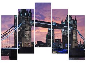 Obraz s Tower Bridge (Obraz 125x90cm)