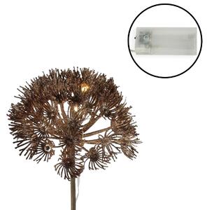LED svetelná dekoratívna vetva HERACLEUM 70 cm, bronzová