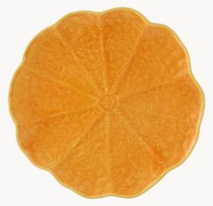 Keramické plytké taniere Pumpkin, 4 ks