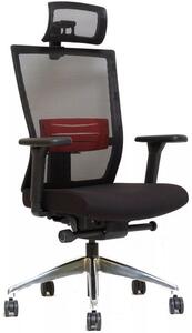 Mercury Kancelárská stolička WINDY čierno-červená