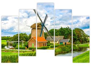 Obraz veterného mlyna (Obraz 125x90cm)