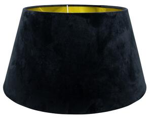 Čierne zamatové tienidlo Bock 45cm - 33 * 45 * h25cm - Mars & More