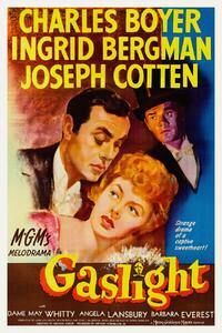 Umelecká tlač Gaslight, Ft. Angela Lansbury (Vintage Cinema / Retro Movie Theatre Poster / Iconic Film Advert), (26.7 x 40 cm)