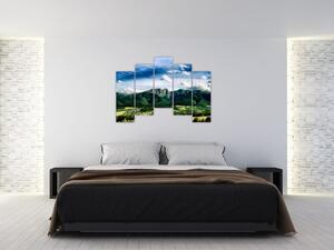 Horský výhľad - moderné obrazy (Obraz 125x90cm)