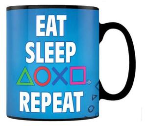 Hrnček Playstation - Eat Sleep Repeat