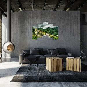 Horská cesta - obraz na stenu (Obraz 125x90cm)